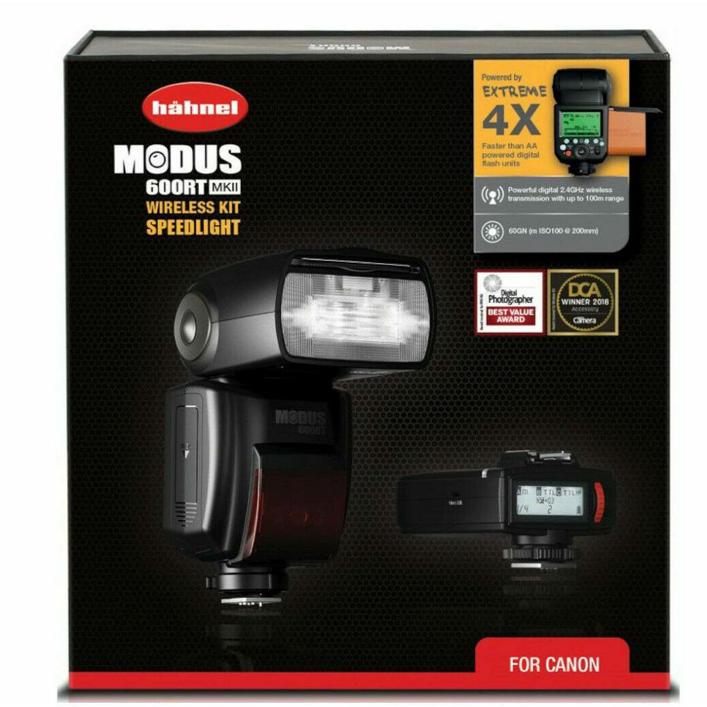 Hähnel Modus 600RT MK II Wireless KIT TTL HSS bljeskalica blic flash za Canon E-TTL II (1005 230.0)