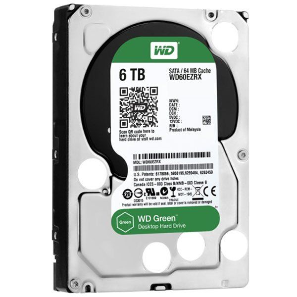 HDD Desktop WD Green (3.5, 5TB, 64MB, RPM IntelliPower, SATA 6 Gb/s)