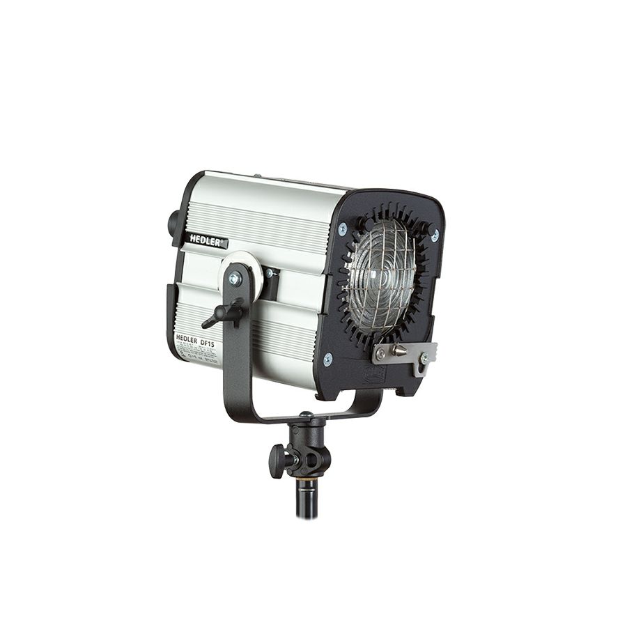 Hedler DF 15 - sa elektronskim balastom, metal halide 150 W/SE T lamp, podešenje spotlight - floodlight, fresnel lens i U-nosačem (1516) Daylight - D-light modeli