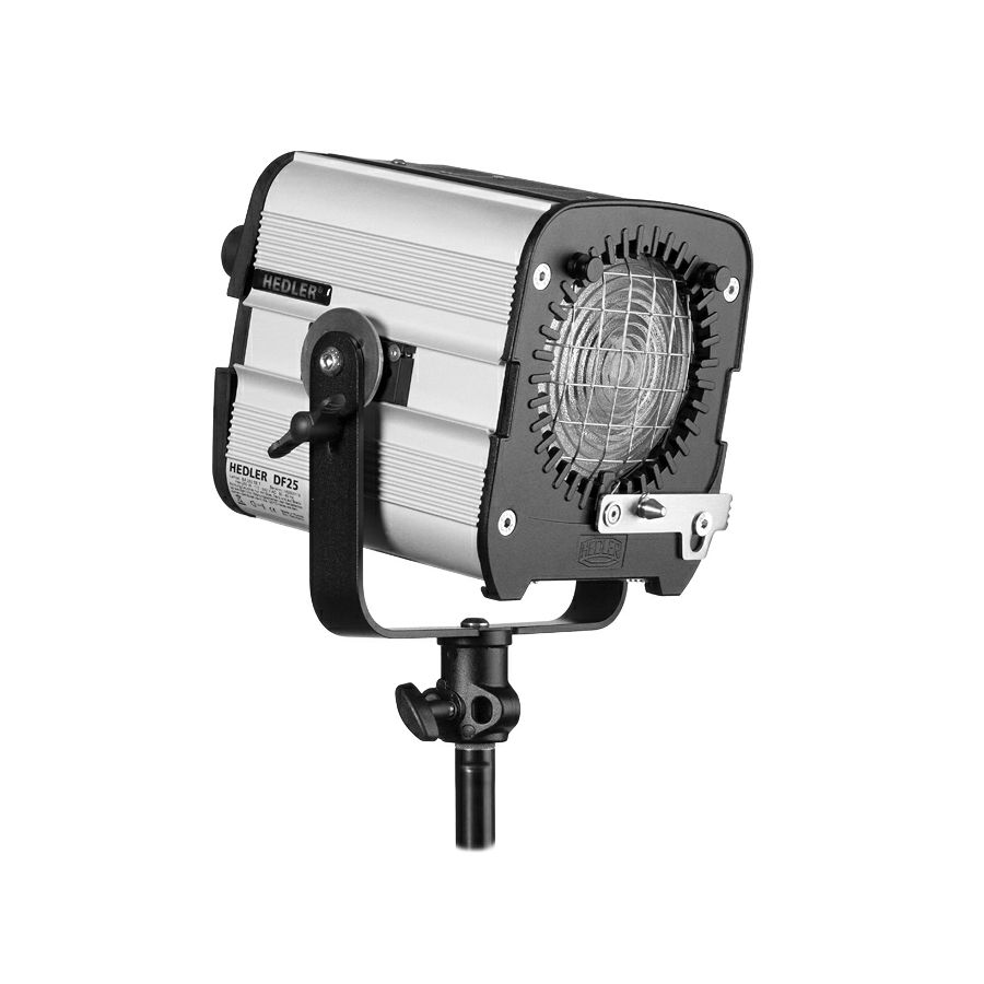 Hedler DF 25 - sa elektronskim balastom, metal halide 150 W/SE T lamp, podešenje spotlight - floodlight, fresnel i U-nosačem (1625) Daylight - D-light modeli