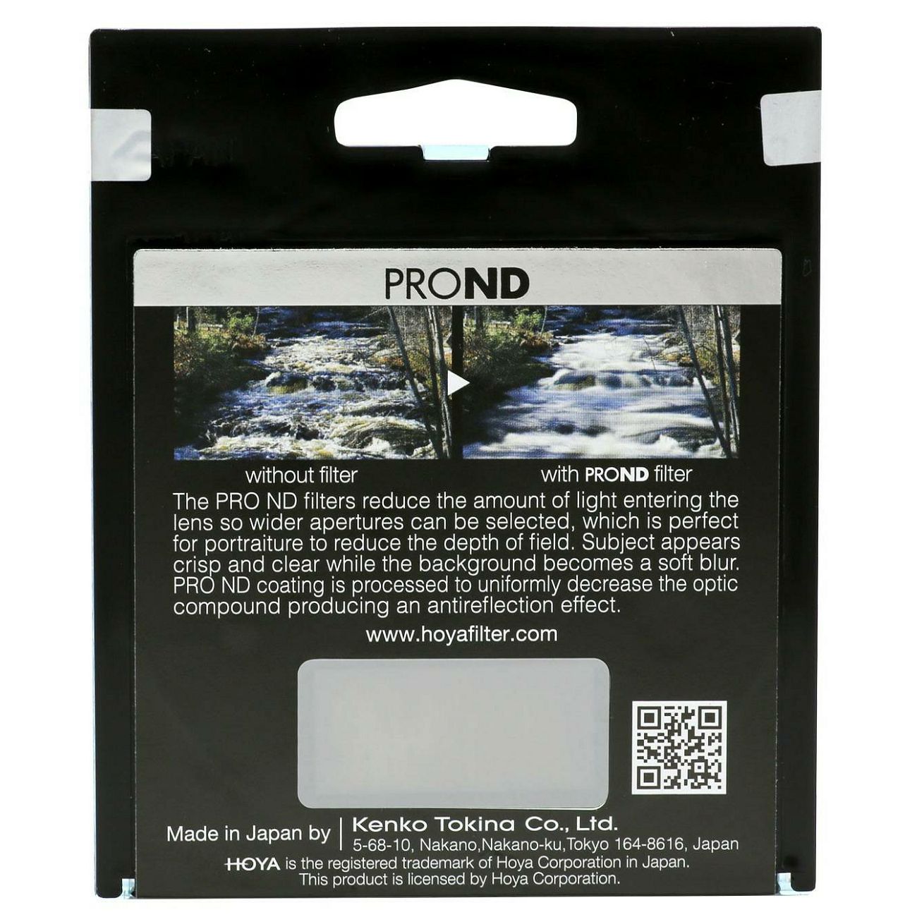 Hoya PRO ND100 55mm Neutral Density ND filter