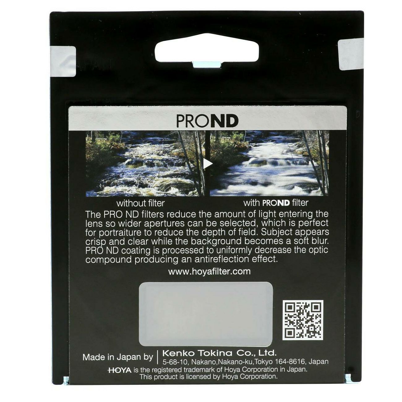 Hoya PRO ND100 58mm Neutral Density ND filter