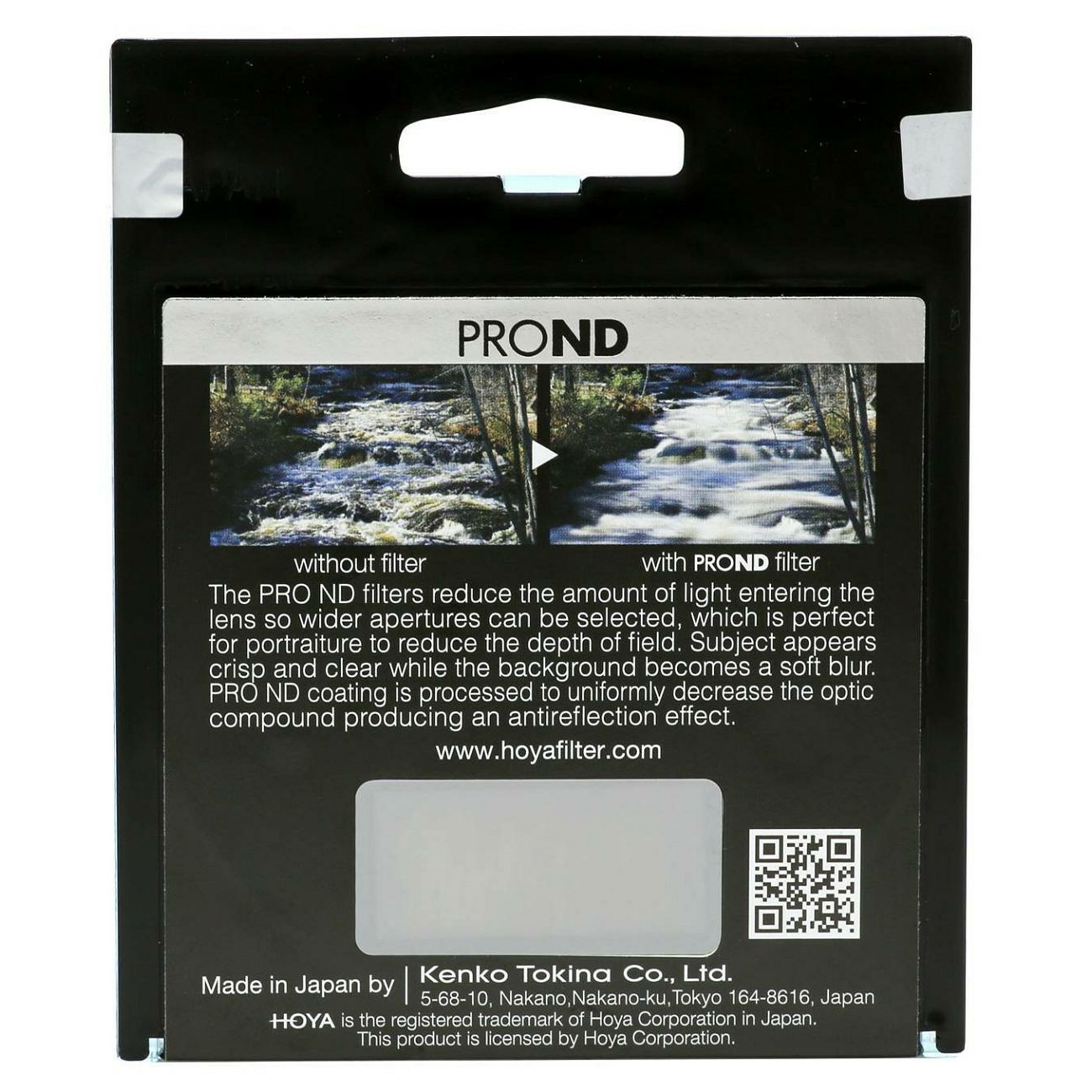 Hoya PRO ND100 72mm Neutral Density ND filter