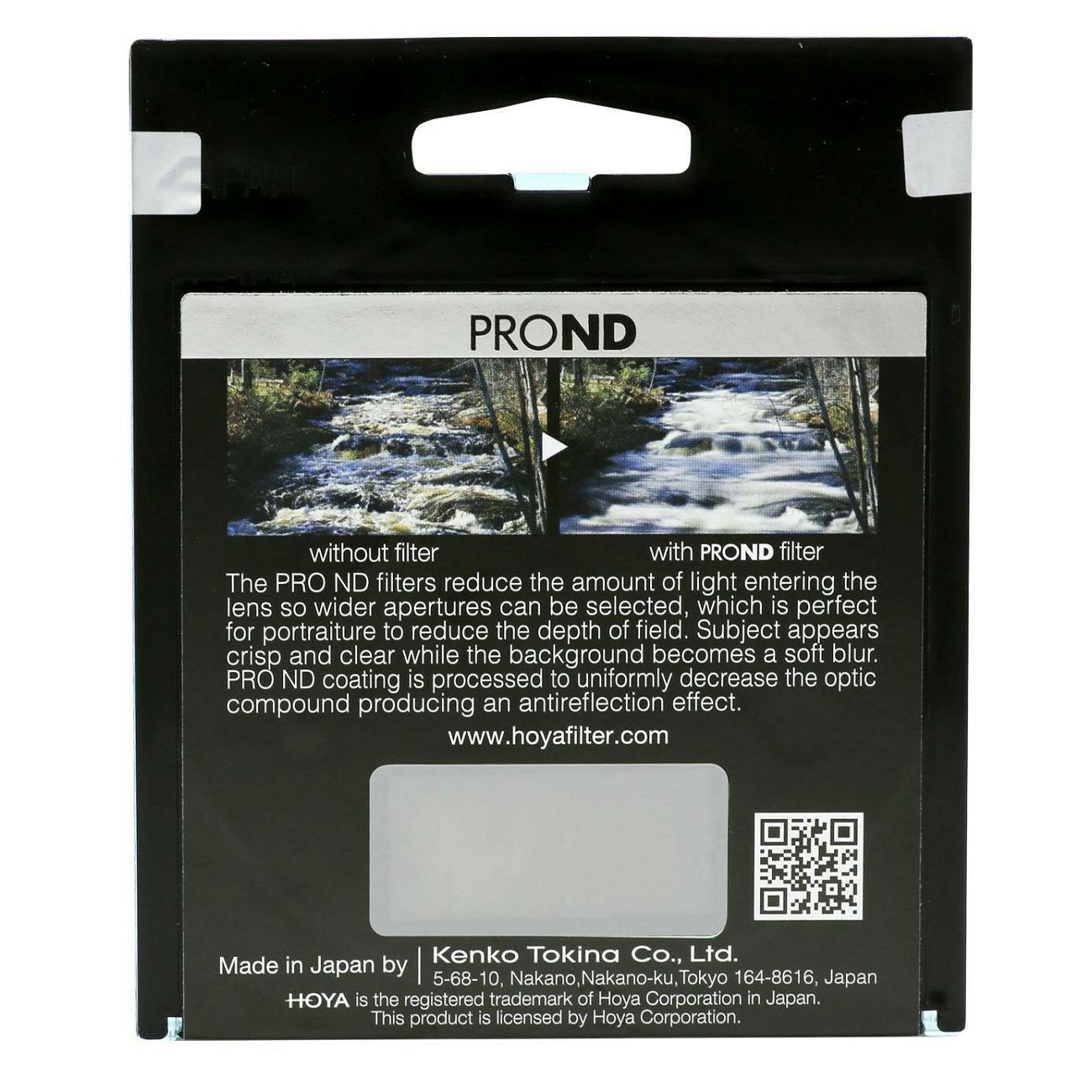 Hoya PRO ND1000 55mm Neutral Density filter