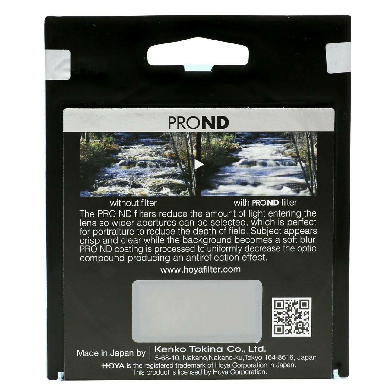 Hoya PRO ND1000 72mm Neutral Density filter