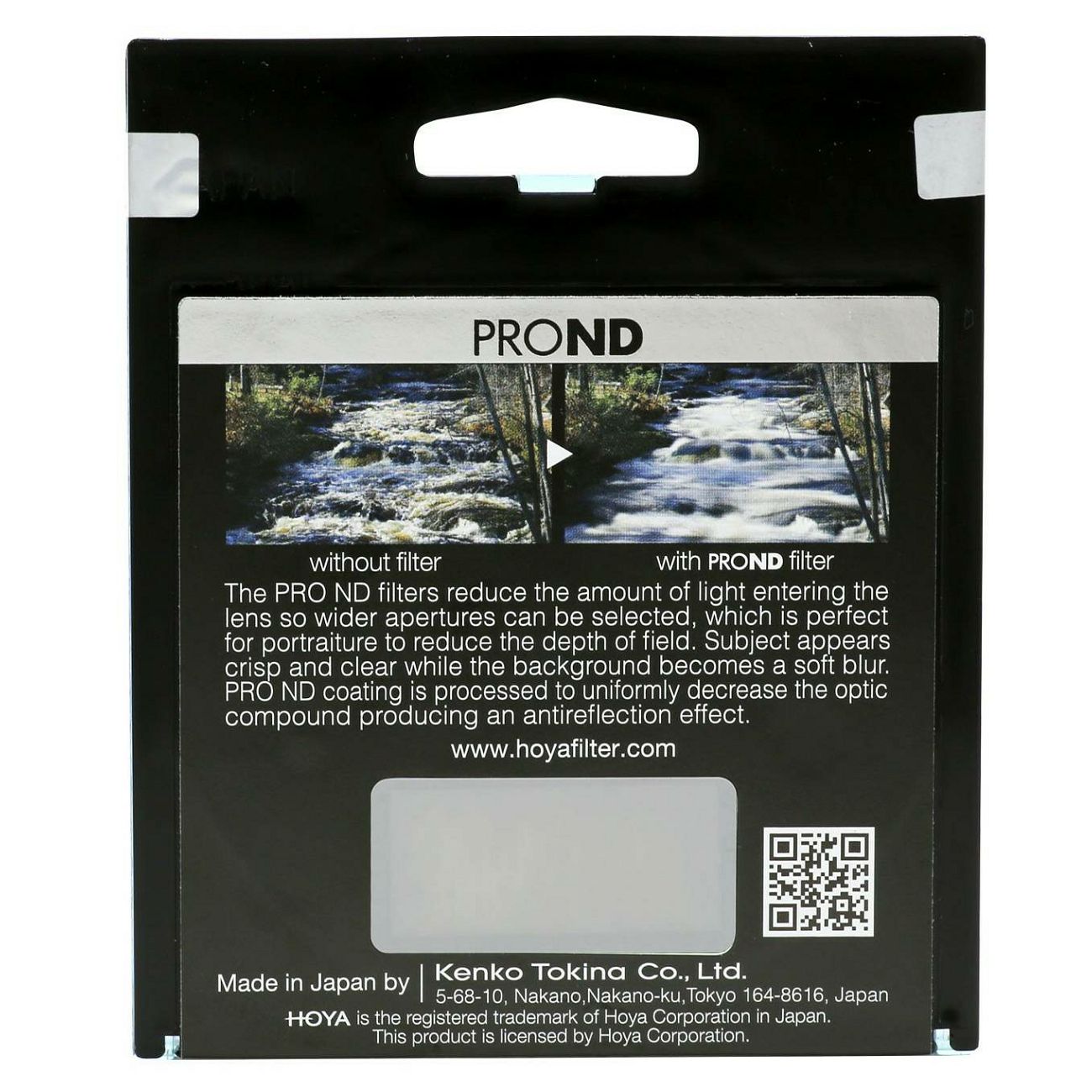 Hoya PRO ND1000 77mm Neutral Density filter