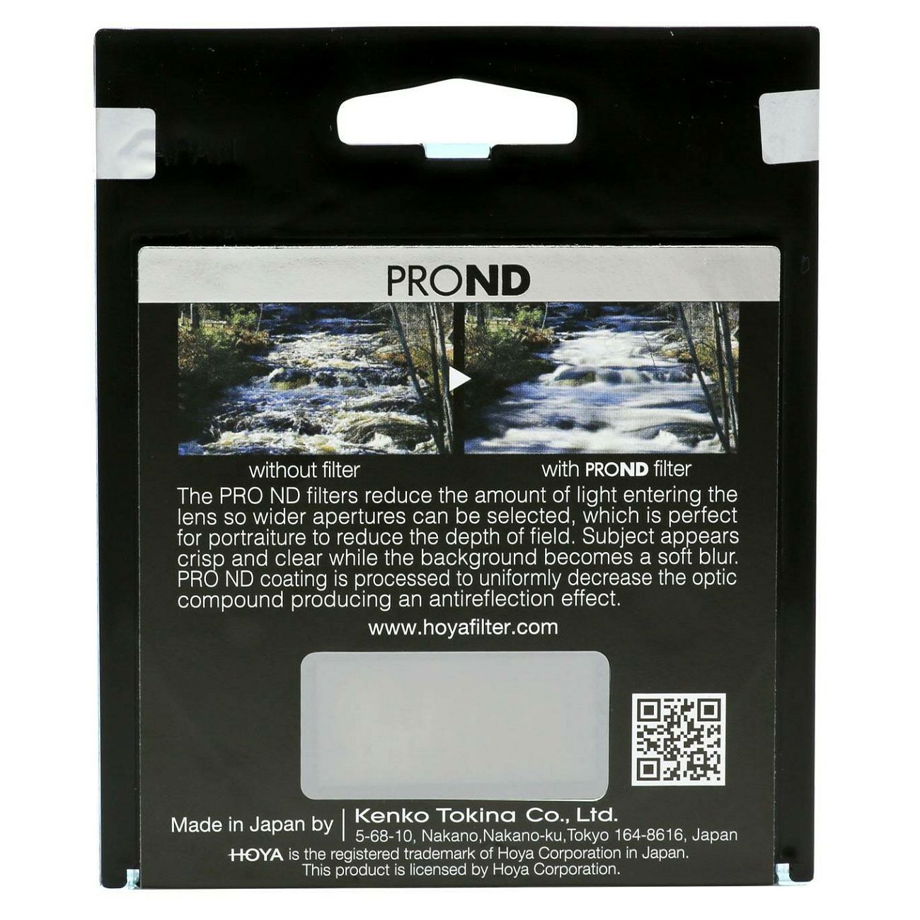 Hoya PRO ND16 49mm Neutral Density ND filter (4 blende)