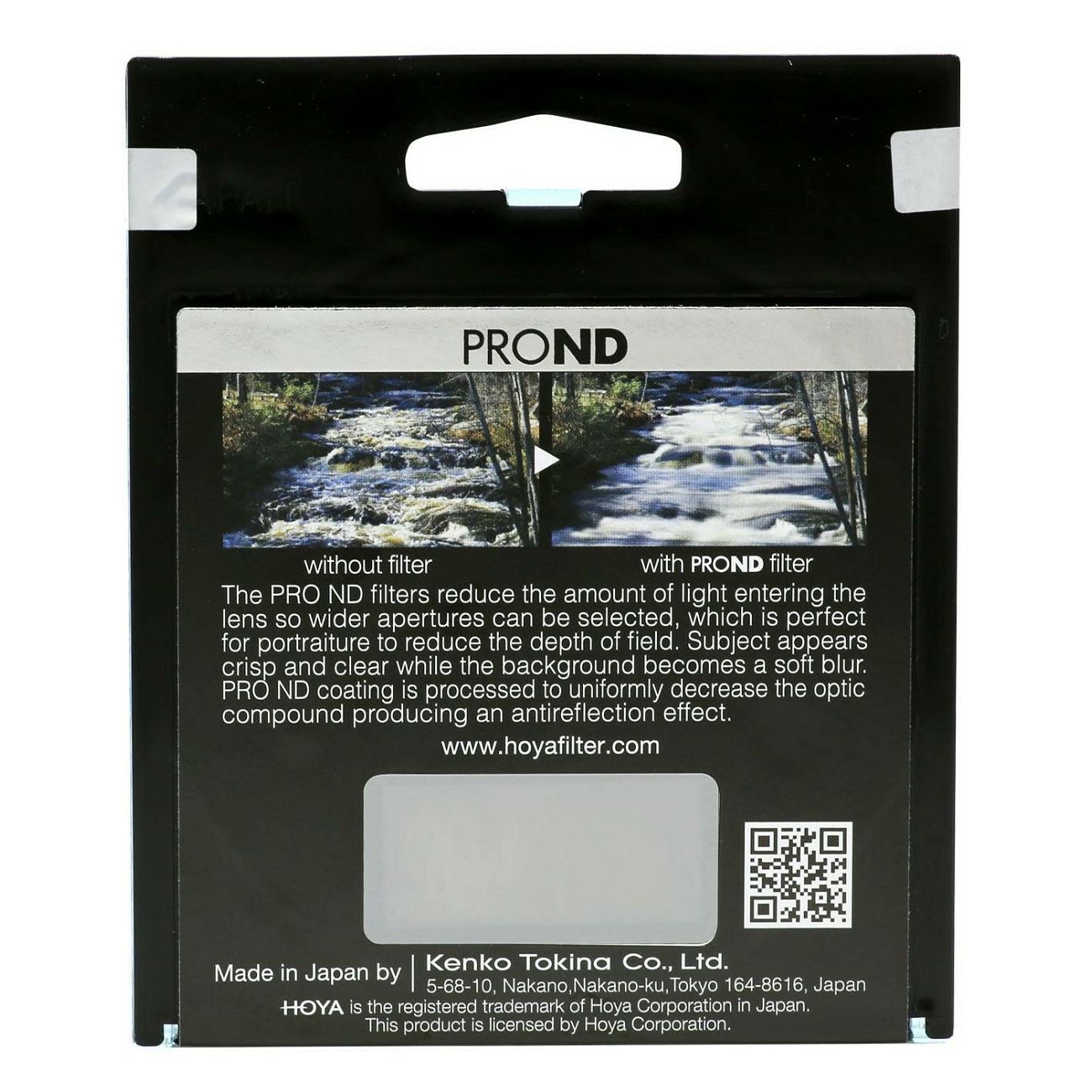 Hoya PRO ND16 67mm Neutral Density ND filter (4 blende)