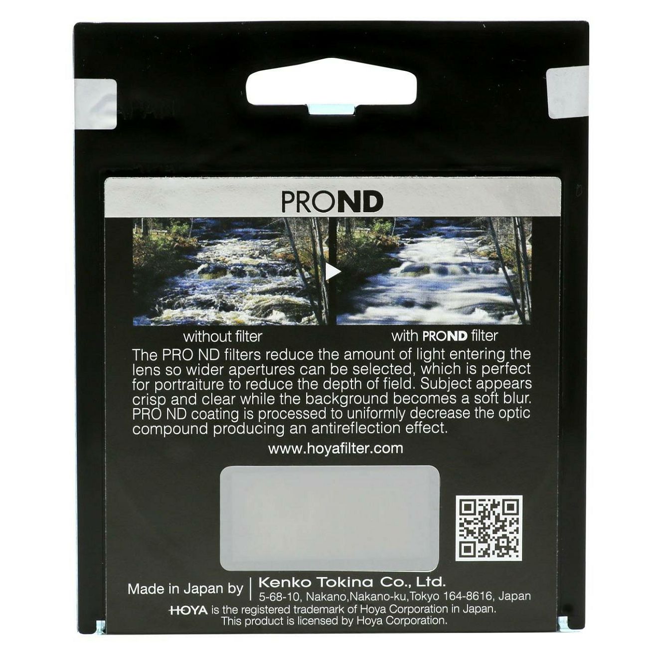 Hoya PRO ND4 77mm Neutral Density ND filter