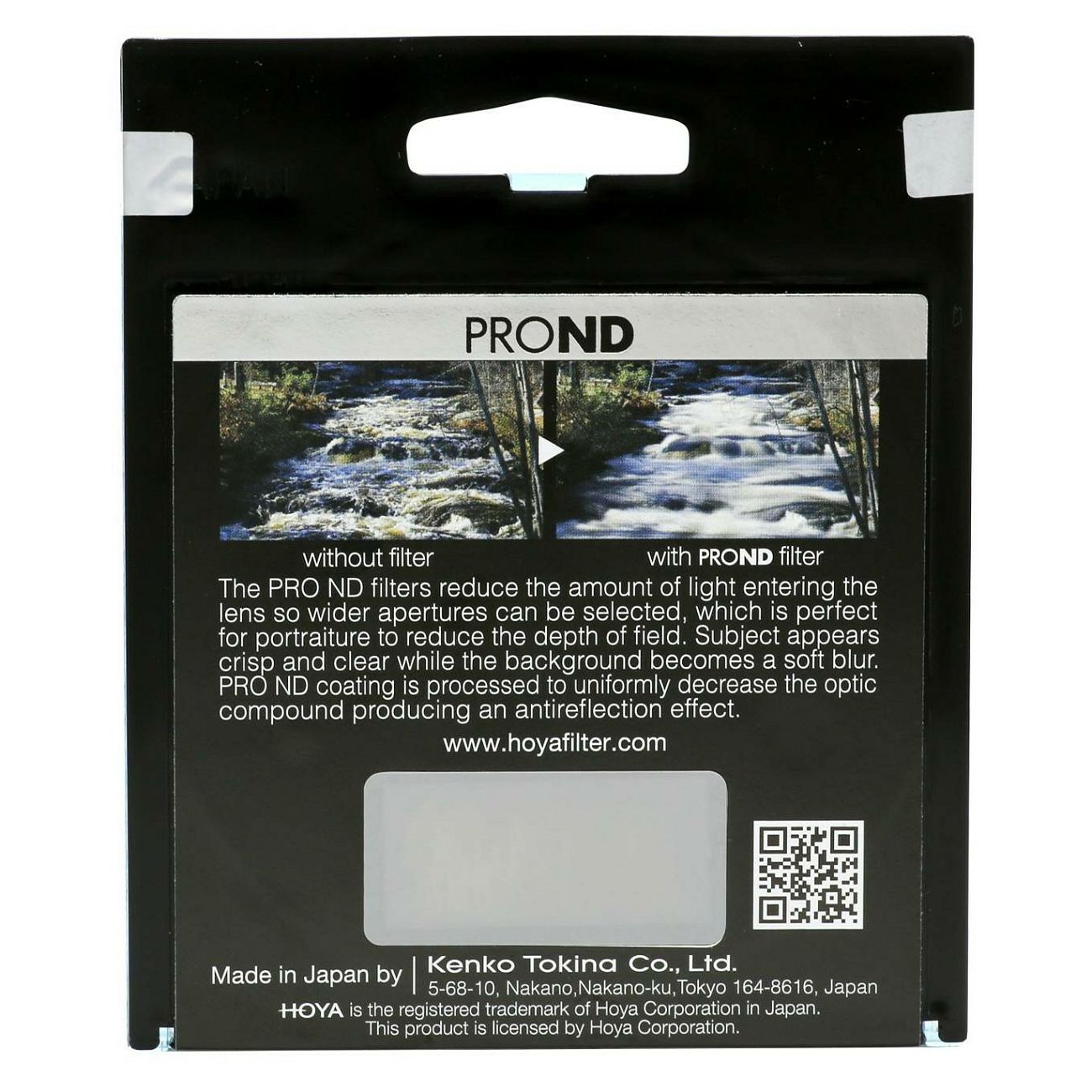 Hoya PRO ND64 67mm Neutral Density ND filter