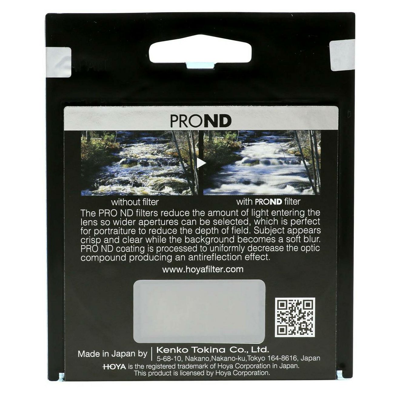 Hoya PRO ND64 72mm Neutral Density ND filter