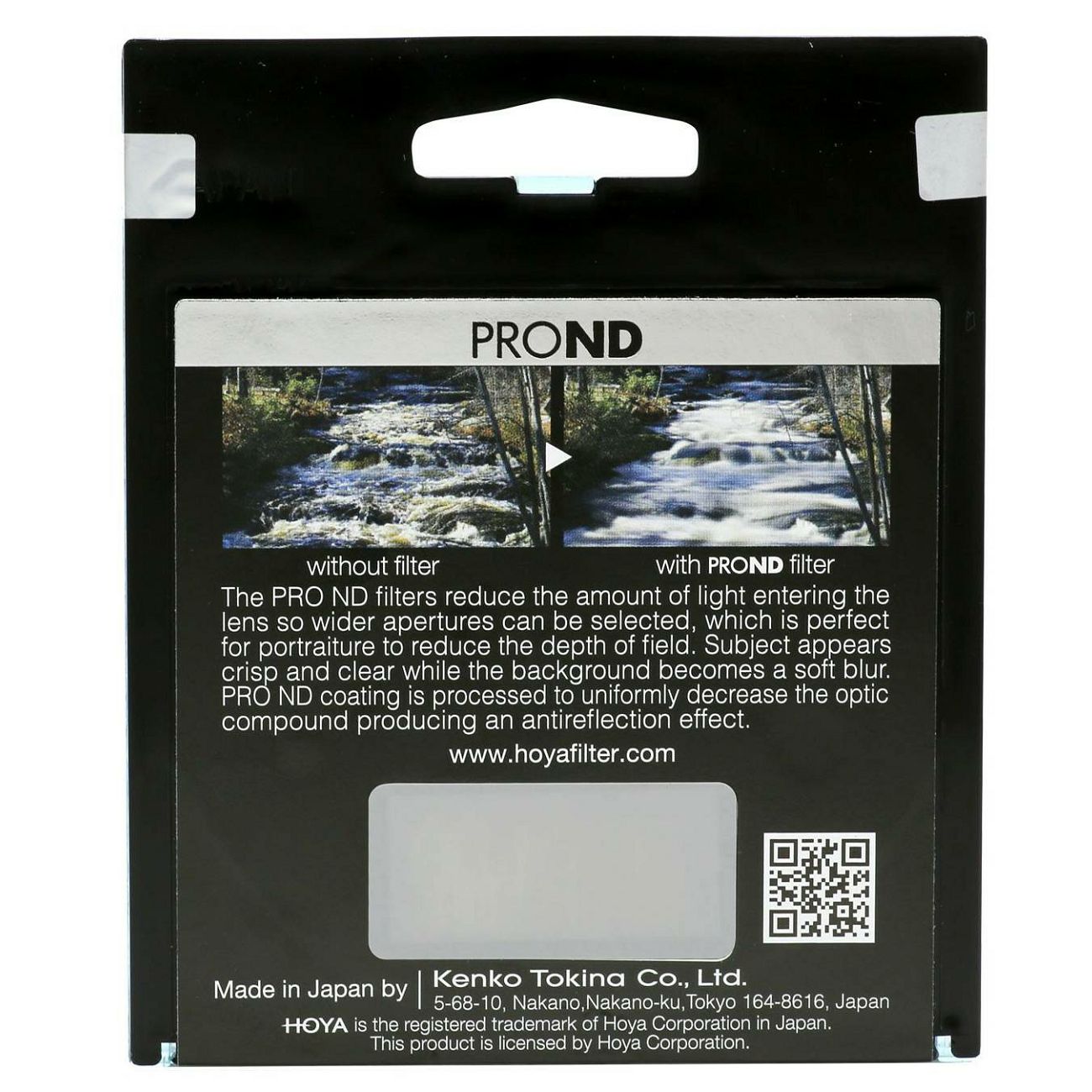 Hoya PRO ND64 82mm Neutral Density ND filter