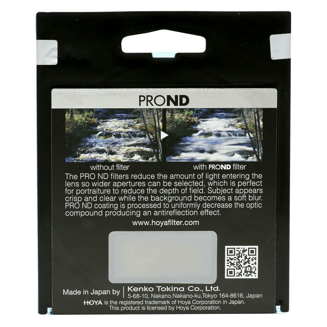 Hoya PRO ND8 58mm Neutral Density ND filter 3 blende 58.00mm PROND8