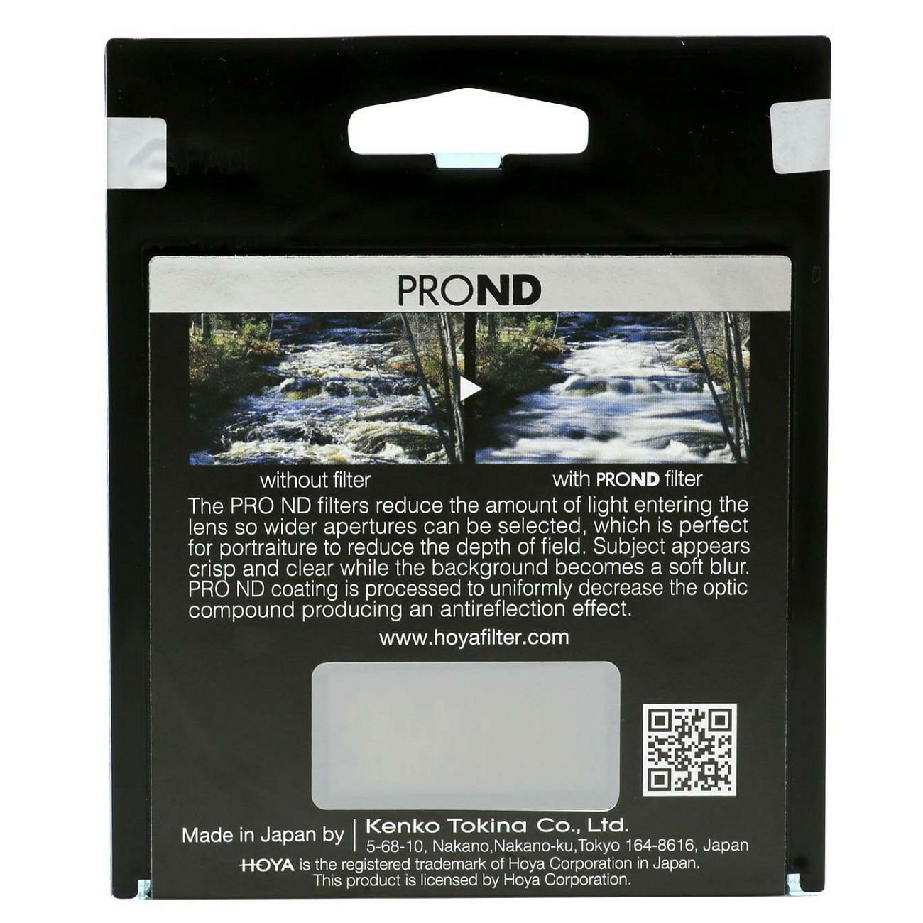 Hoya PRO ND8 72mm Neutral Density ND filter