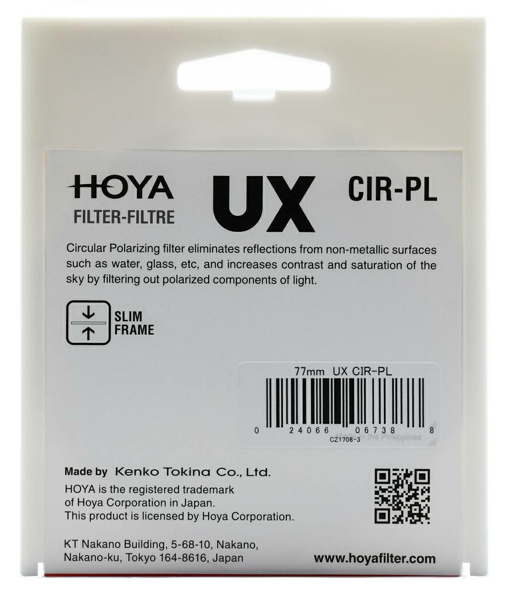 Hoya UX (PHL) CPL cirkularni polarizacijski filter 82mm