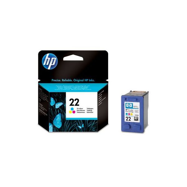 HP 22 Inkjet tri-colour Cartri