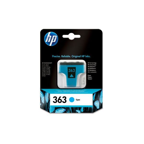 HP 363 Cyan Ink Cartridge