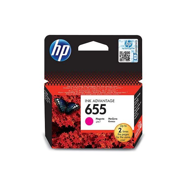 HP 655 Magenta Ink Cartridge