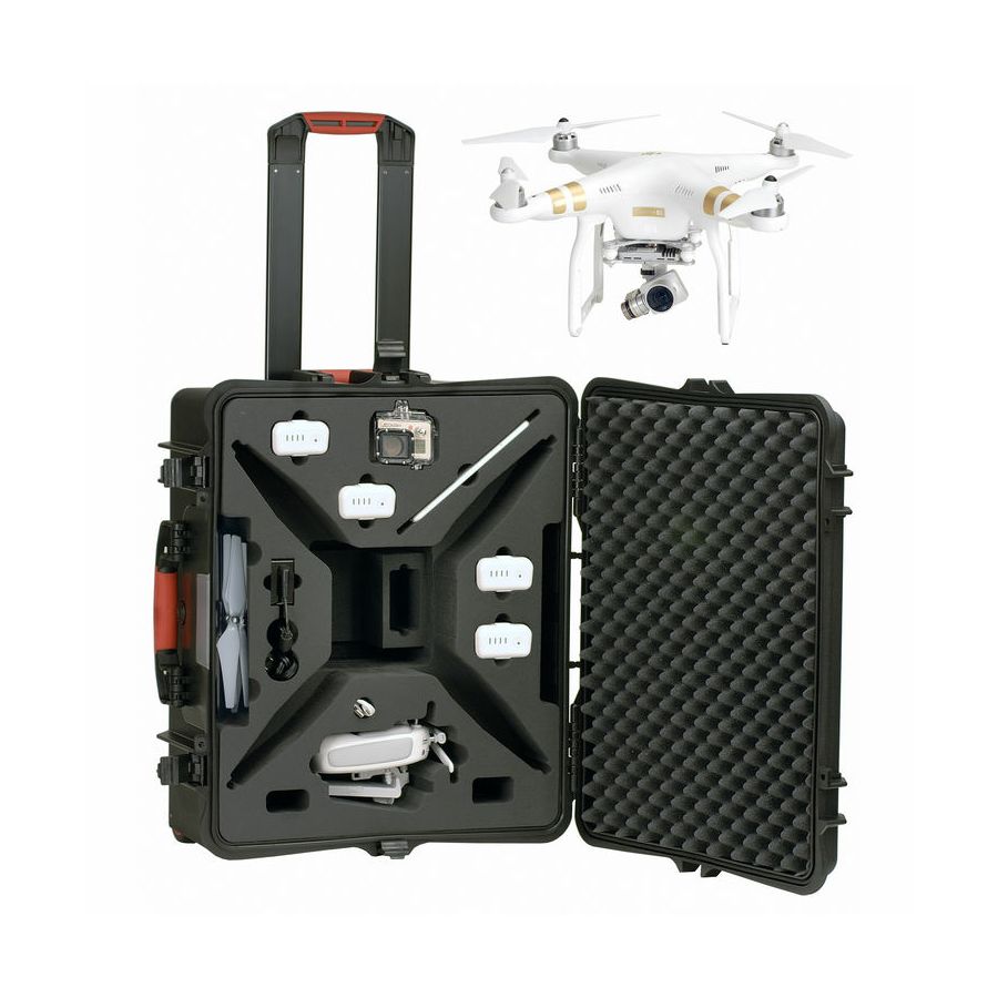 HPRC Hard Case HPRCPHA3-2700W Wheeled kufer za DJI Phantom 3 Quadcopter HPRC2700WPHA3