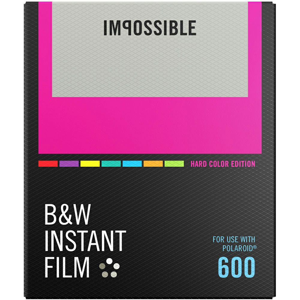 Impossible B&W Film for Polaroid 600 Hard Color Frames (Special editions) (4523)