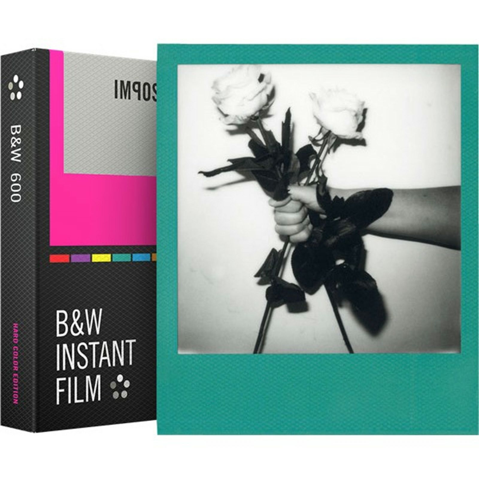 Impossible B&W Film for Polaroid 600 Hard Color Frames (Special editions) (4523)