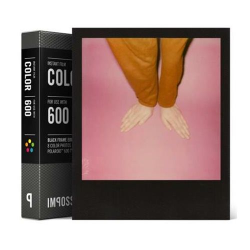 Impossible Color Film for Polaroid 600 Black Frame (Films work with 600 Cameras & I-type Cameras) (4515)