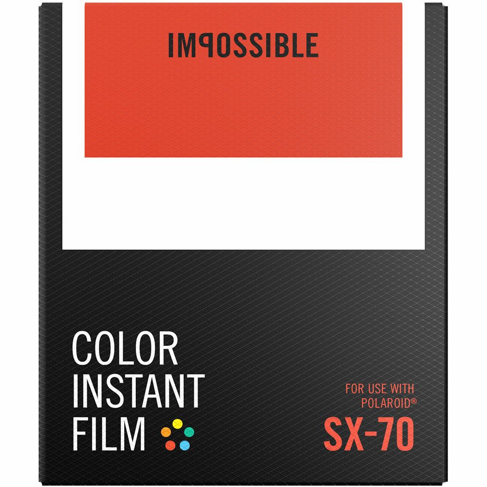 Impossible Color Film for Polaroid SX-70 (Films work with SX 70 Cameras) (4512) replacement for Impossible 2783