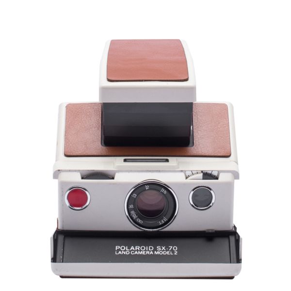 Impossible Polaroid™ SX 70 Alpha1 (Black/Black leather) Instant fotoaparat Refurbished camera (1509)