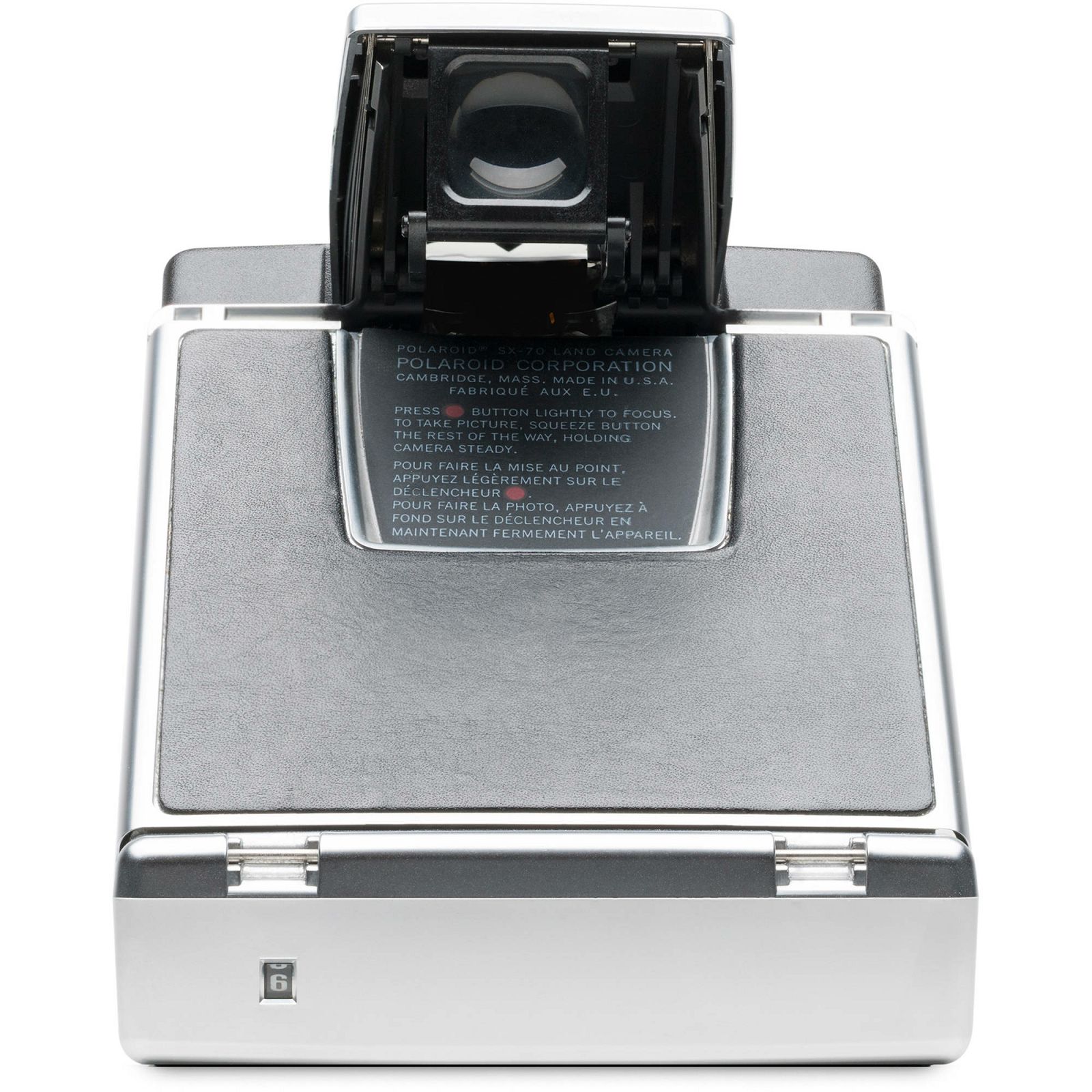 Impossible Polaroid™ SX 70 Sonar Camera Silver Kit + 2 films (color) Instant fotoaparat Refurbished camera (2850)