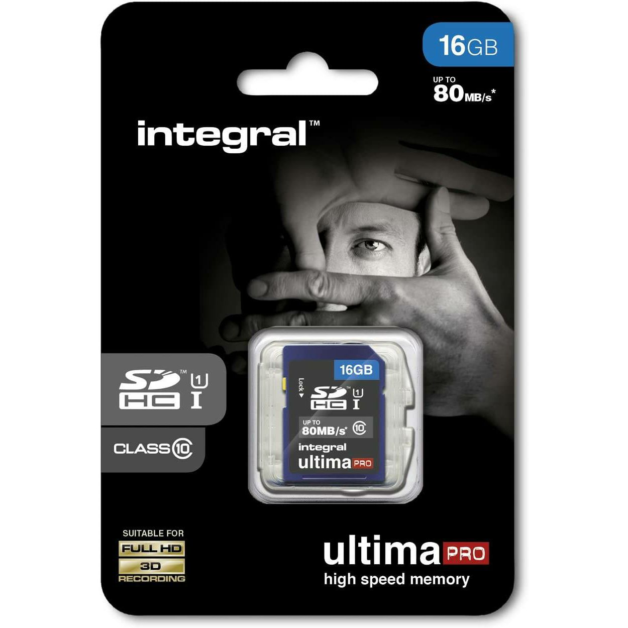 Integral SD 16 GB 80MB/s UltimaPro Class 10 memorijska kartica (INSDH16G10-80U1)