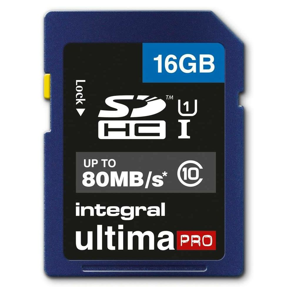 Integral SD 16 GB 80MB/s UltimaPro Class 10 memorijska kartica (INSDH16G10-80U1)