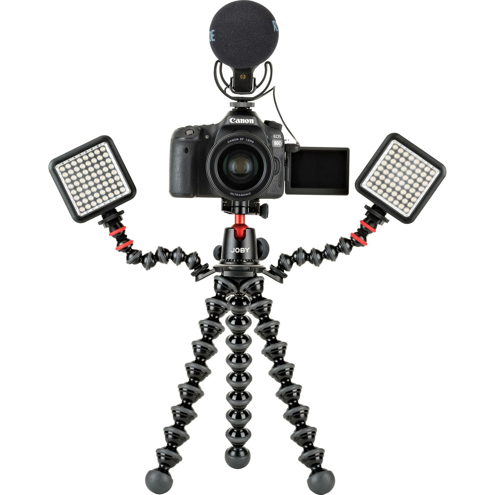 Joby GorillaPod Rig Black Grey zglobni podesivi stativ s kuglastom glavom i arca swiss pločicom za fotoaparat (JB01522)