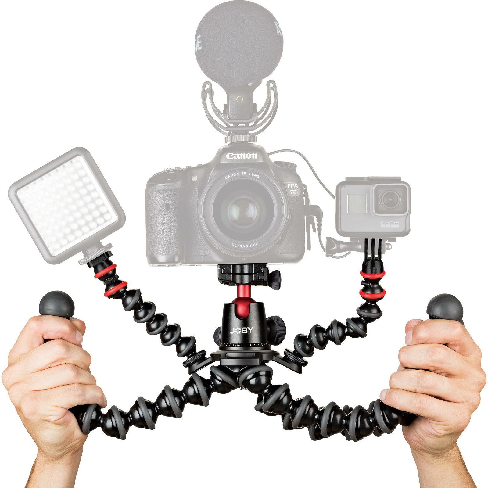 Joby GorillaPod Rig Black Grey zglobni podesivi stativ s kuglastom glavom i arca swiss pločicom za fotoaparat (JB01522)