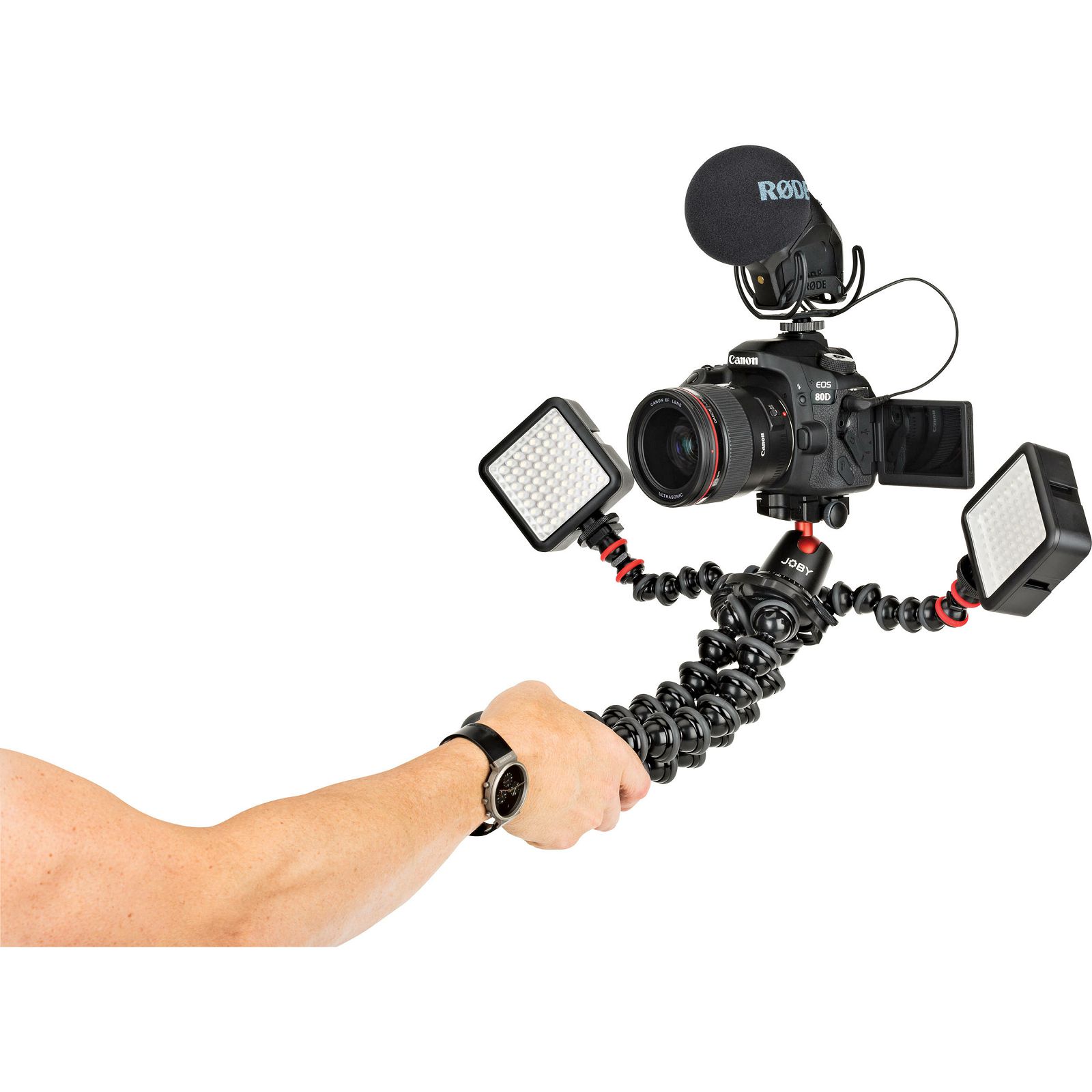 Joby GorillaPod Rig Black Grey zglobni podesivi stativ s kuglastom glavom i arca swiss pločicom za fotoaparat (JB01522)