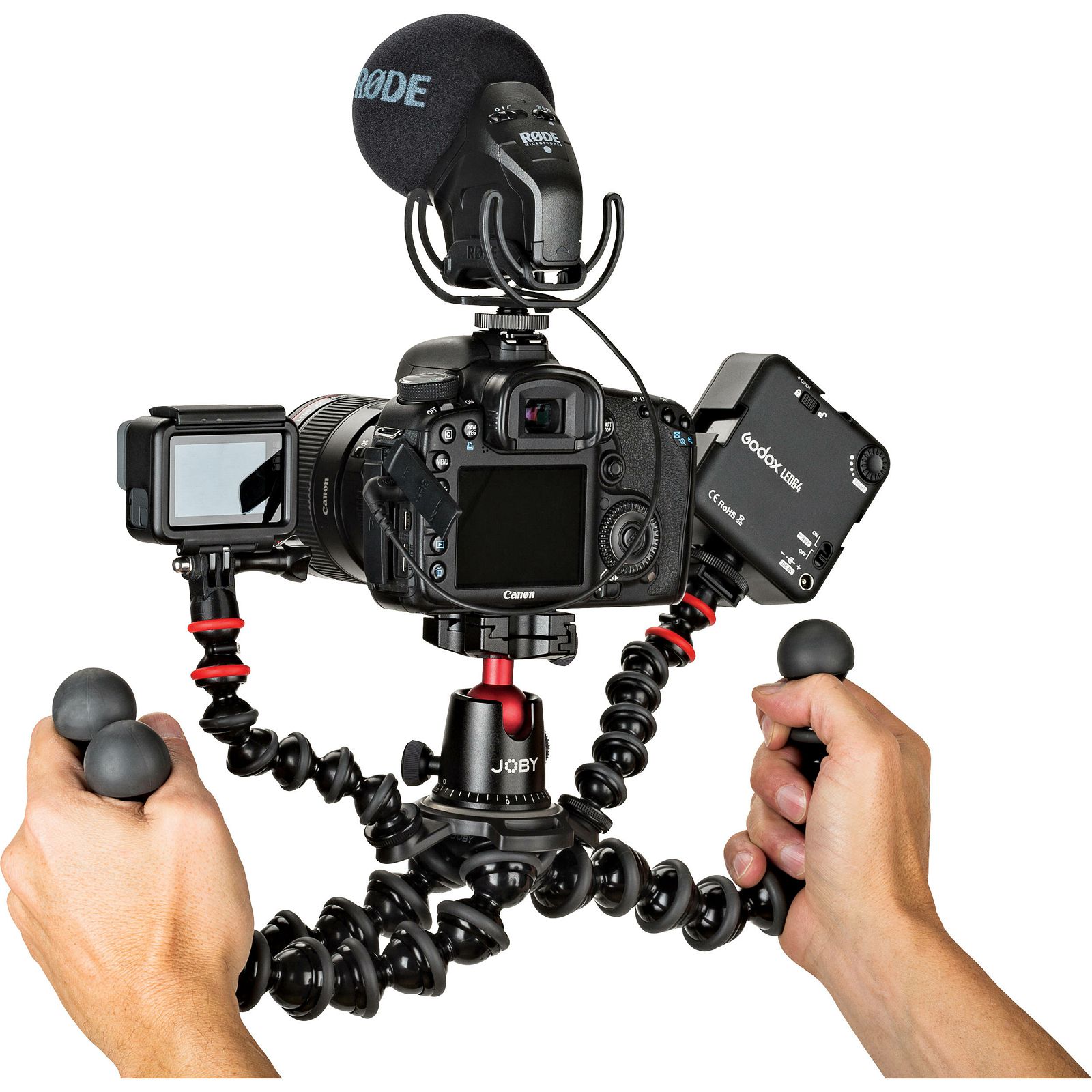 Joby GorillaPod Rig Black Grey zglobni podesivi stativ s kuglastom glavom i arca swiss pločicom za fotoaparat (JB01522)