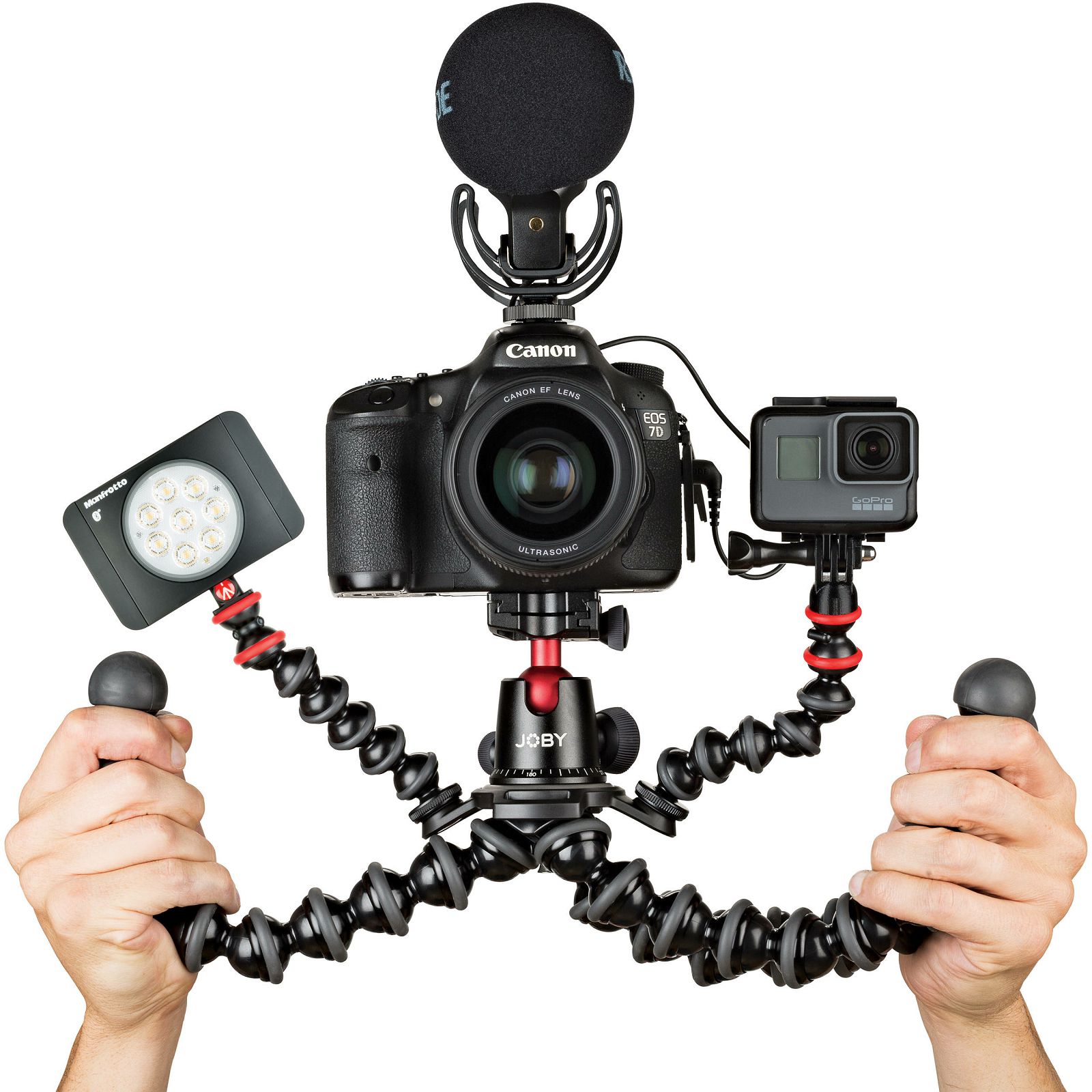 Joby GorillaPod Rig Black Grey zglobni podesivi stativ s kuglastom glavom i arca swiss pločicom za fotoaparat (JB01522)