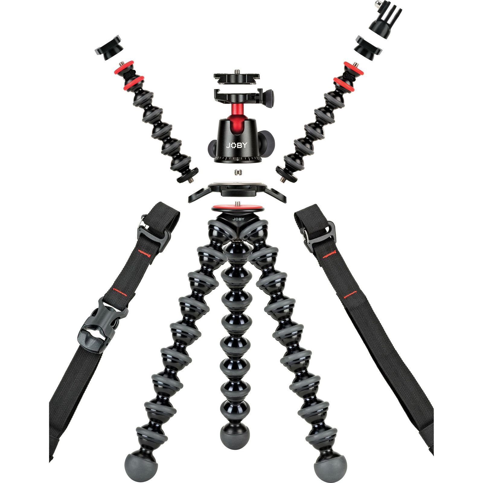 Joby GorillaPod Rig Black Grey zglobni podesivi stativ s kuglastom glavom i arca swiss pločicom za fotoaparat (JB01522)