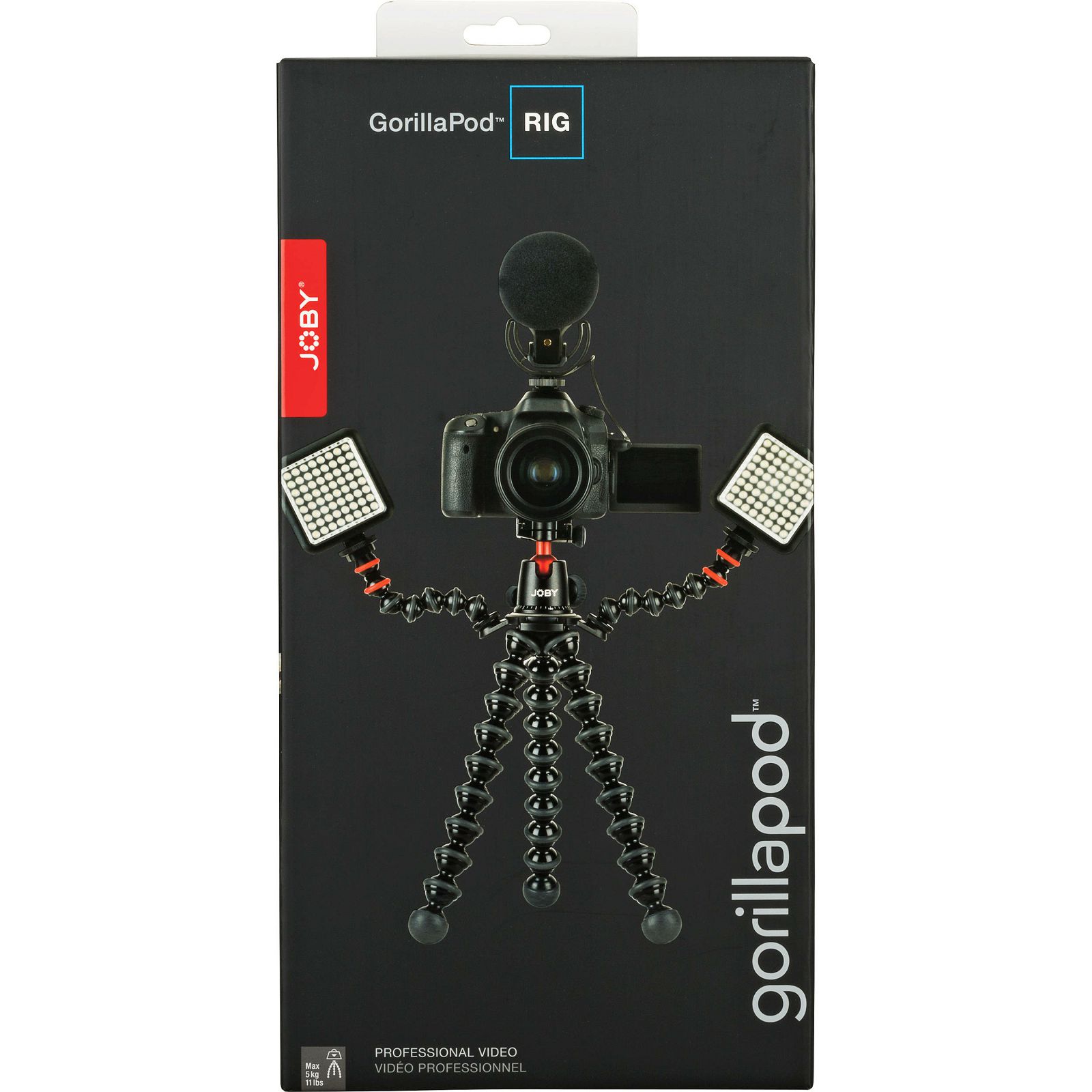 Joby GorillaPod Rig Black Grey zglobni podesivi stativ s kuglastom glavom i arca swiss pločicom za fotoaparat (JB01522)