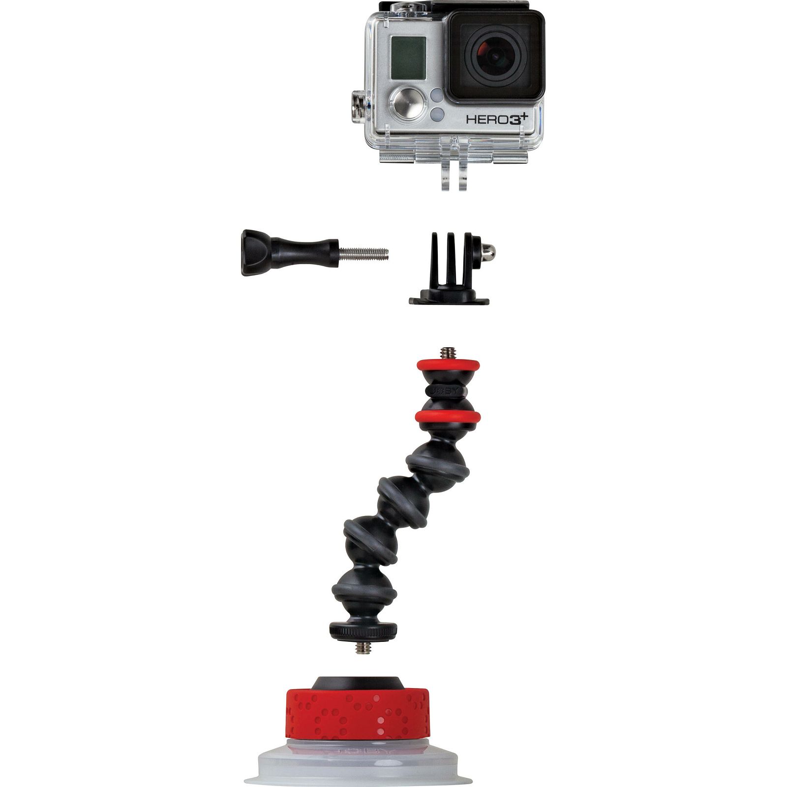 Joby Suction Cup & GorillaPod Arm Black Red