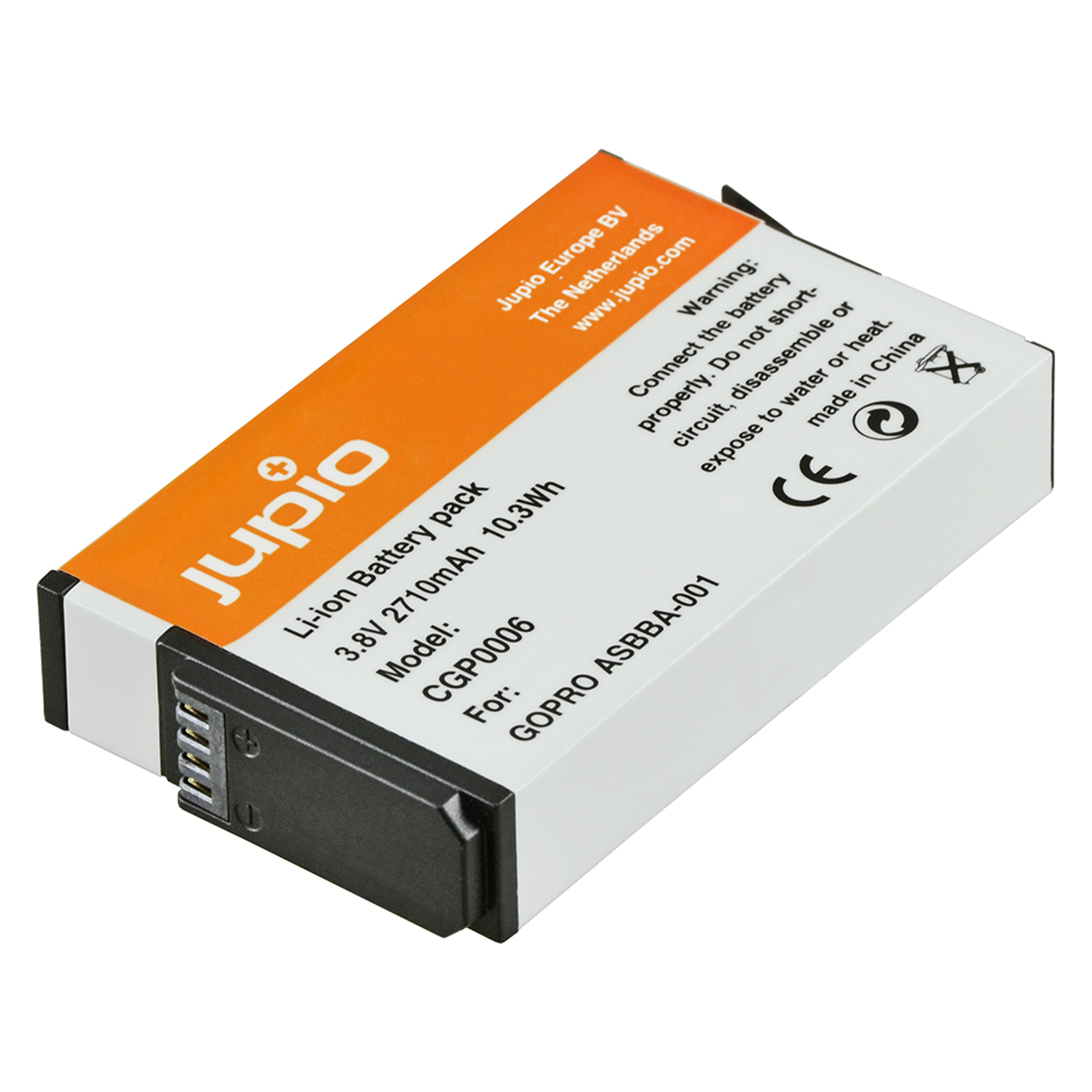 Jupio ASBBA-001 2710mAh baterija za GoPro Fusion sportsku akcijsku kameru Lithium-Ion Battery Pack (CGP0006)