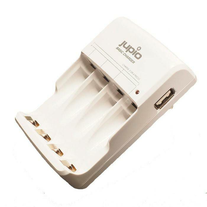 Jupio Basic Charger punjač za 4xAA ili 4xAAA baterije (JBC0021)