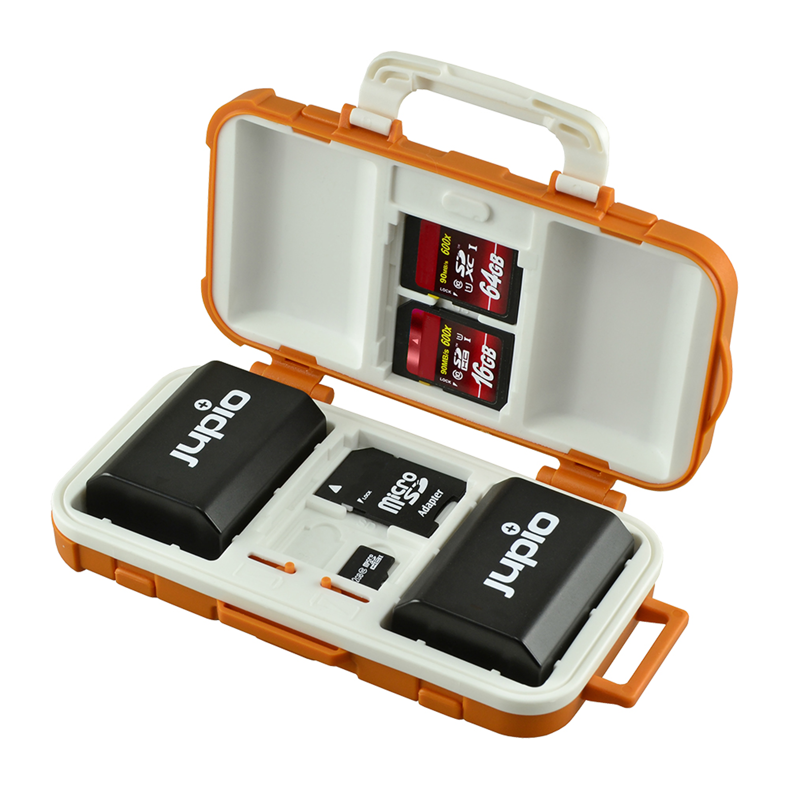 Jupio Batmem Case SD MicroSD CF XQD Card Box kutijica za baterije i memorijske kartice (JBM0010)