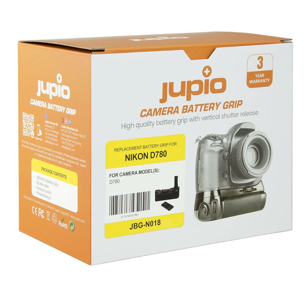 Jupio Battery Grip for Nikon D780 držač baterija (JBG-N018)
