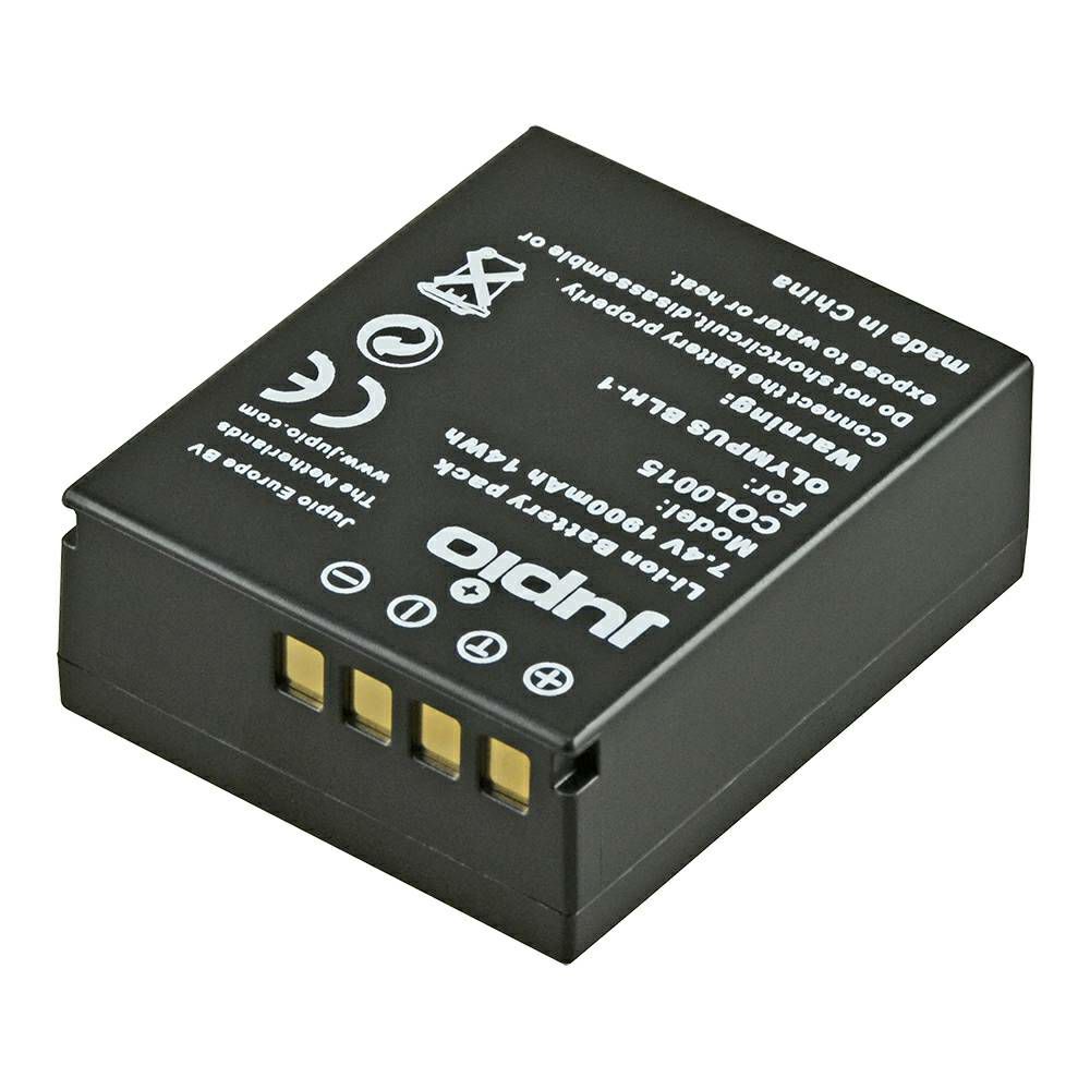 Jupio BLH-1 1900mAh 7.4V 14Wh baterija za Olympus OM-D E-M1 Mark II, E-M1X BLH1 Lithium-Ion Battery Pack (COL0015)