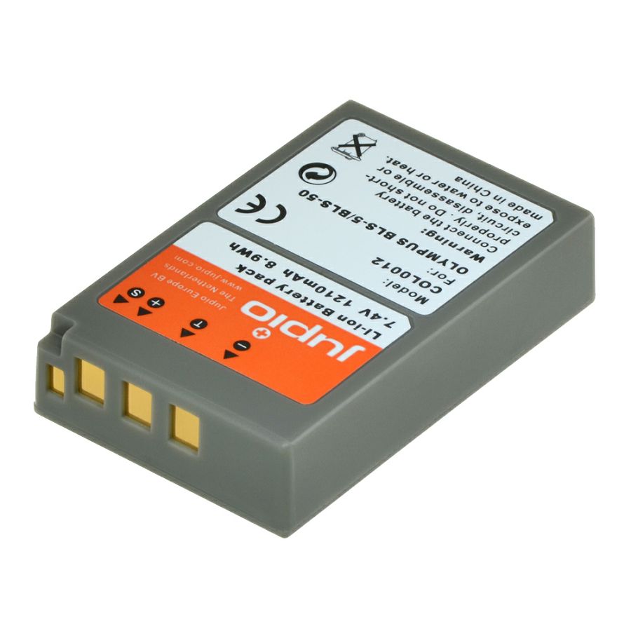 Jupio PS-BLS5, BLS-5, PS-BLS5, BLS-50 1210mAh 7.2V Lithium-Ion Battery Pack baterija za Olympus Stylus 1, E-P3, E-PL1s, E-PL2, E-PL3, E-PL5, E-PL7, E-PM1, E-M10, OM-D E-M10, PEN E-PM1 (COL0012)
