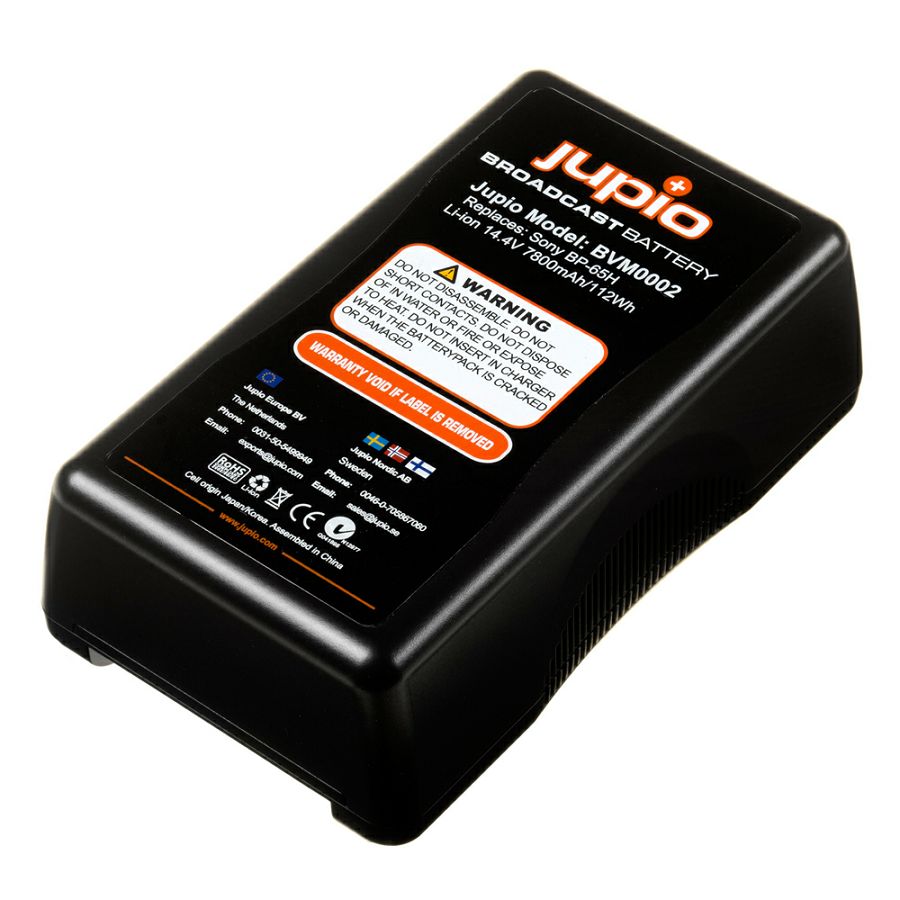 Jupio BVM0002 7800mAh/112Wh V-Mount battery LED Indicator 14.4v Broadcast battery video baterija