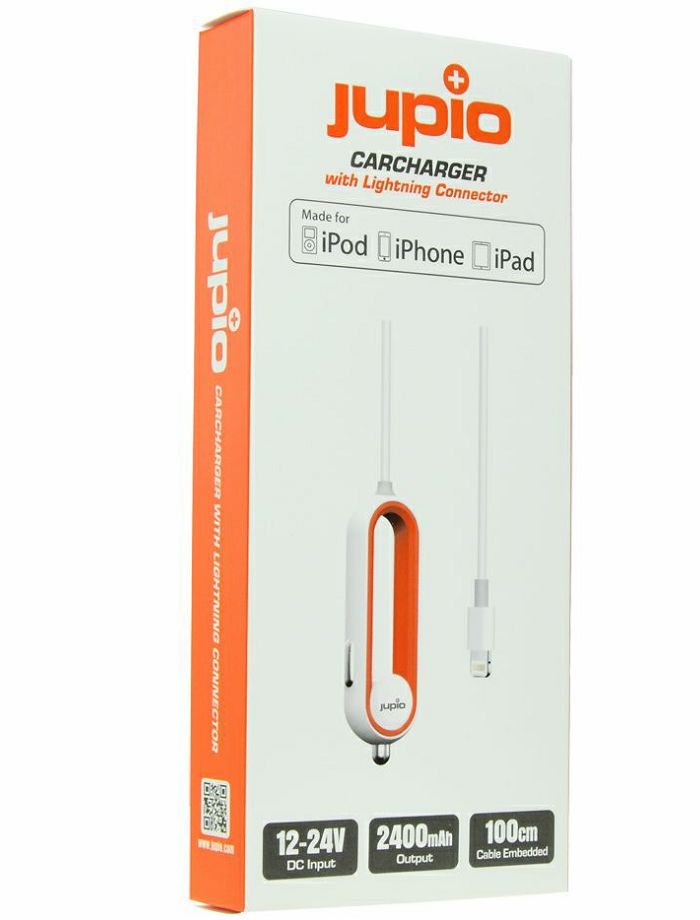 Jupio Car Charger 12V with Lightning MFI Auto punjač za Iphone, Ipod, Ipad (CAR0020)