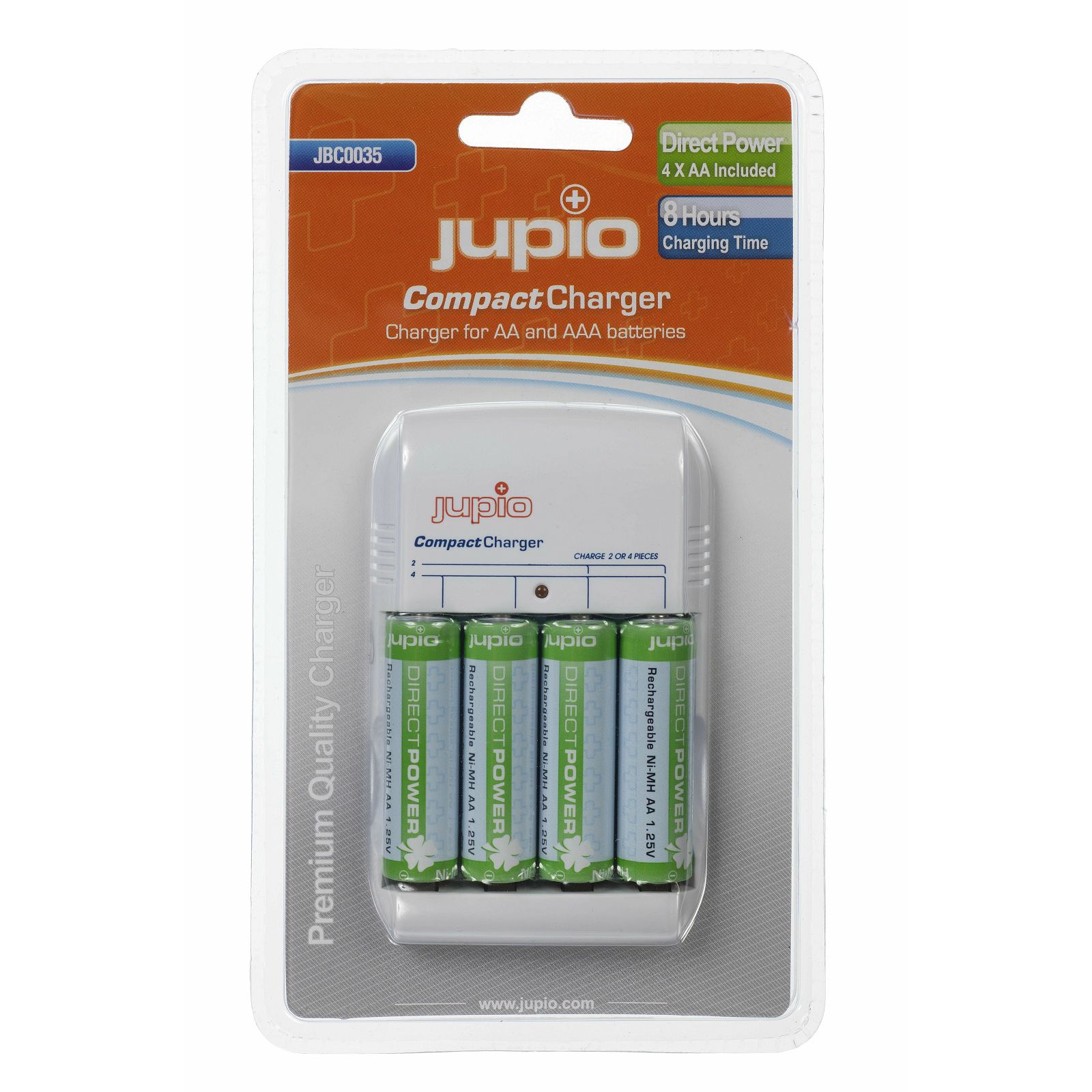 Jupio Compact Charger with 4xAA Direct Power JBC0035 punjač