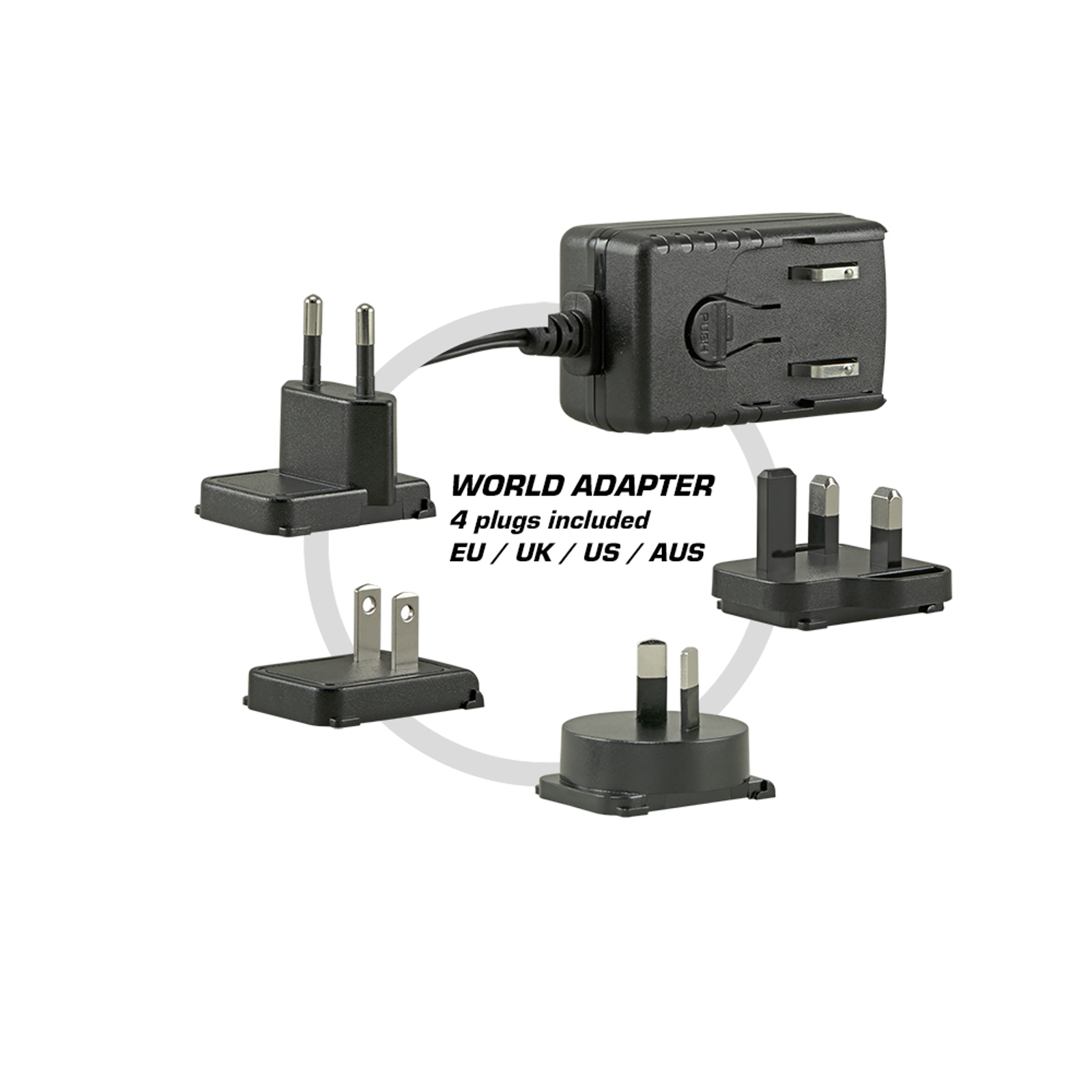 Jupio Compact Universal Charger World Edition LUC0055 univerzalni punjač za baterije
