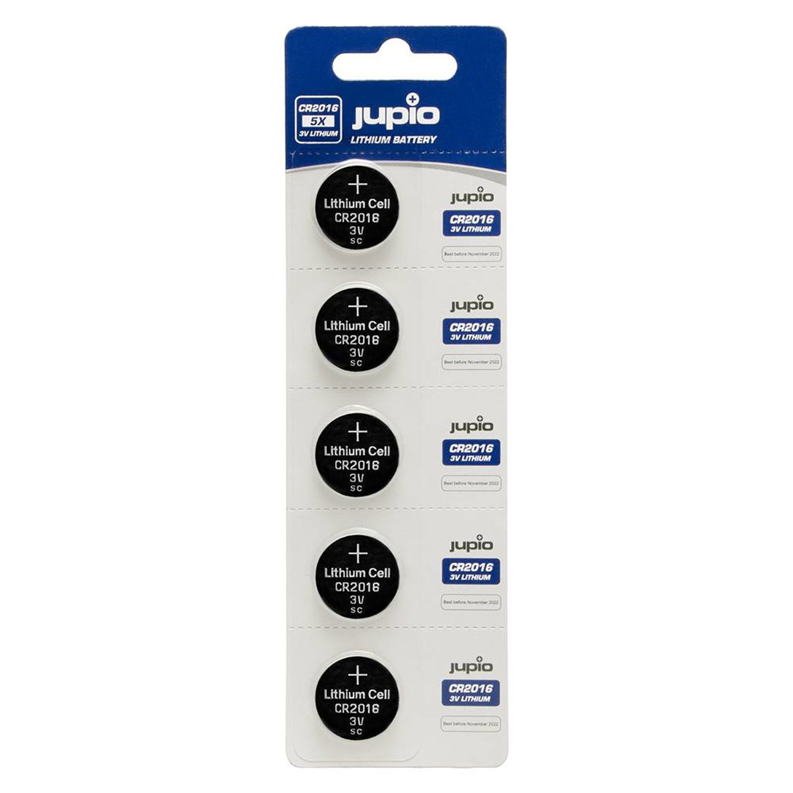 Jupio CR2016 3V 5pcs battery JCC-2016 baterije